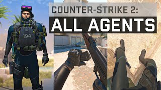 All Agents  Hands and Legs in CounterStrike 2 Source 2 Engine [upl. by Ronyam]