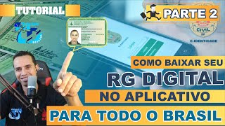 COMO BAIXA SEU RG DIGITAL NO APLICATIVO tvbrasil [upl. by Aveer]