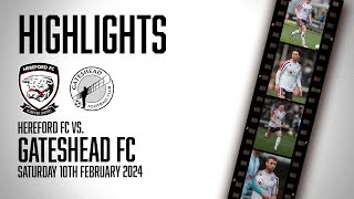 HIGHLIGHTS  Hereford 01 Gateshead [upl. by Lorou777]