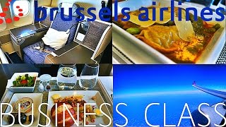 BRUSSELS AIRLINES BUSINESS CLASS REVIEW [upl. by Lawtun]