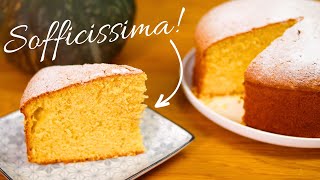 Il Segreto per fare una TORTA ALLA ZUCCA Sofficissima [upl. by Enitsuj]