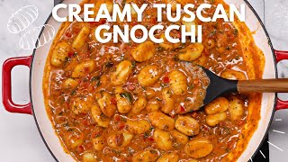 Easy Creamy Tuscan Gnocchi Recipe WOW [upl. by Valentin915]