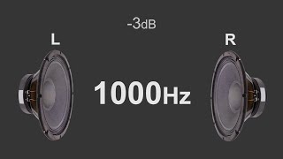 Stereo test tone Left and Right by frequency from 50Hz to 16000Hz [upl. by Nacul]