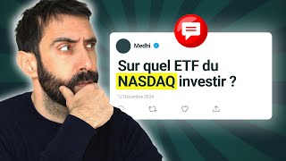 Quel ETF NASDAQ choisir  📈 [upl. by Nayd]