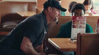 Lions head coach Dan Campbell stars in a new commercial for Applebees [upl. by Perl]