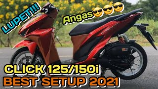 HONDA CLICK 125150i Best SetUp 2021 [upl. by Sou]