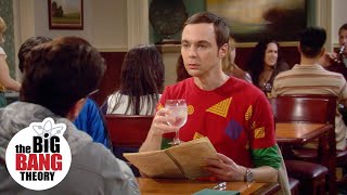 Sheldon Drinks From the Wrong Glass  The Big Bang Theory [upl. by Ymiaj]