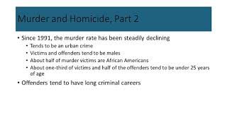 Criminologists Views on the Causes of Homicide [upl. by Elocon]