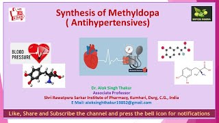 Synthesis of Methyldopa  Antihypertensives [upl. by Gifford]