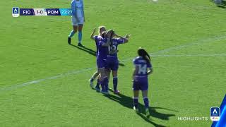 FiorentinaPomigliano 31  Perla Jóhannsdóttir doppietta di Janogy 🇮🇸🇸🇪  serieafemminile eBay [upl. by Kano275]