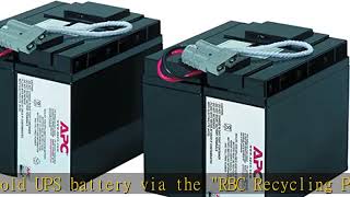 APC UPS Battery Replacement RBC55 for APC SmartUPS Models SMT2200 SMT3000 SMT2200C SMT200US [upl. by Chariot]