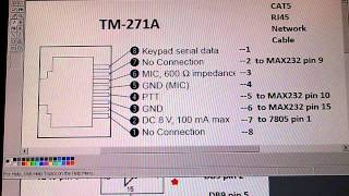 Kenwood TM271A Programming Cable with MAX232 chip [upl. by Natsuj889]