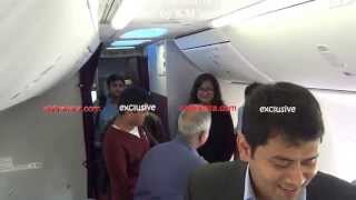 Ambareesh in Malaysian Flight Back To Bangalore [upl. by Mussman191]