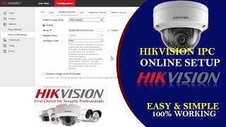 How to Online Hikvision IP Camera  hikvision ip camera setup [upl. by Nissy157]