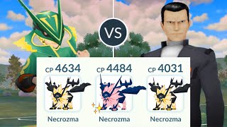 Boss GIOVANNI vs Triple FUSION TEAM Pokemon GO [upl. by Eneleahcim713]