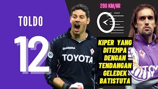 Kisah Francesco Toldo Kiper Italia Yang Ditempa Dengan Tendangan Geledek Batistuta [upl. by Hamal]