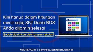 APLIKASI ADMINBOS 2023  CARA CEPAT MENYUSUN SPJ DANA BOS HANYA DALAM HITUNGAN MENIT SAJA [upl. by Ijok]