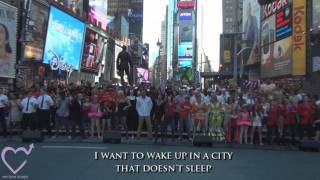 VIDEO Broadway Unites Sings quotNew York New Yorkquot In Support Of 911 Day of Service [upl. by Tegdirb747]