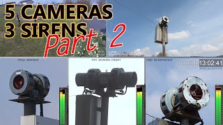 Extremely loud video  5 CAMERAS 3 SIRENS 1 VISIT how I did it Part2 [upl. by Euqenimod]