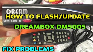 How to FlashUpdate Dreambox 500S fix problems [upl. by Gianni763]