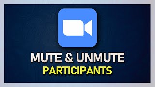 How To Mute amp Unmute Participants  Zoom Guide [upl. by Innoj771]