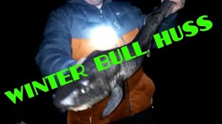 SEA FISHING NORTH WALES IN WINTER  BULL HUSS  CONGERS  POLLACK  ROCKLING  BLANKING [upl. by Sheri]