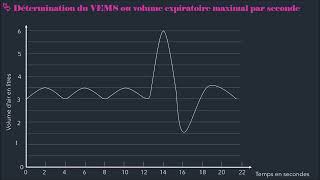 La spirométrie  définition et exploitation dun spriogramme et dune courbe volumetemps [upl. by Latini738]