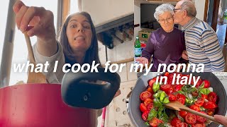 What I cook for my Nonna in Italy 👵🏻🇮🇹 a realistic what i eat in a week in italy [upl. by Vedi190]