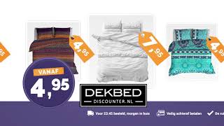 DekbedDiscounternl  Beddengoed vanaf 495 [upl. by Vanzant]