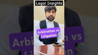 Arbitration vs Litigation  Legal Insights shorts law legalinsights ugcnet2024 karansir [upl. by Dowell78]