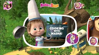 Masha and The Bear  Cooking With Masha 🍳  New Episode 2024 💫  Cartoon Game 🎯 [upl. by Emelia]