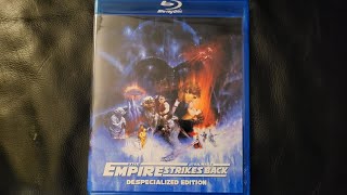 STAR WARS THE EMPIRE STRIKES BACK DESPECIALIZED 3 DISC COLLECTORS EDITION Bluray Unboxing [upl. by Hedelman372]