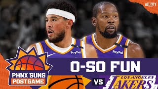 POSTGAME Durant And Booker Carry Things Early As Suns Bench Beats Lakers [upl. by Kathy]