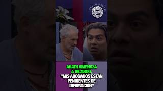 Arath amenaza a Ricardo dice que su nombre es marca registrada [upl. by Nwahsel]