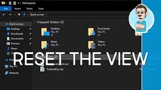 How To Reset File Explorer View in Windows 10 [upl. by Anaile276]