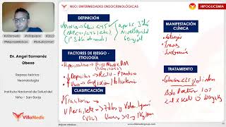 ENFERMEDADES ENDOCRINOLÓGICAS  NEONATOLOGÍA  VILLAMEDIC [upl. by Stew]