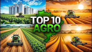 TOP 10 CIDADES MAIS RICAS DO AGRO BRASILEIRO [upl. by Enert]