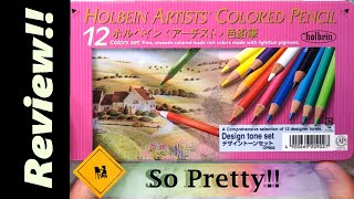 Holbein 12 Set of Colored Pencils Part 2 of 3 Design Tone Set [upl. by Cyn]