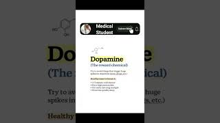 What is Dopamine medical neet biology dopamine hormones increase reels viralvideo [upl. by Ellehcil]