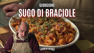 Orecchiette al sugo di braciole alla pugliese  Le Ricette di Giorgione [upl. by Eniamurt694]