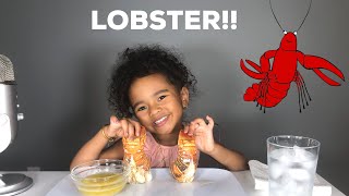 LOBSTER TAILS MUKBANG [upl. by Aronson]