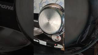 Bergner Argent Triply Stainless Steel Frypan Unboxing Review [upl. by Stambaugh930]