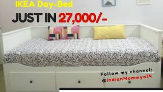 Indian Mom IKEA Shopping  బెస్ట్ ఐకియ బెడ్ ఇన్ హైదరాబాద్ స్టోర్  IKEA Hemnes DayBed cum Sofa [upl. by Meyer]