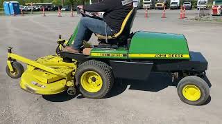 MAY 2023 AUCTION LOT 2136 John Deere F935 72inch Front Mower 22hp [upl. by Orenid]