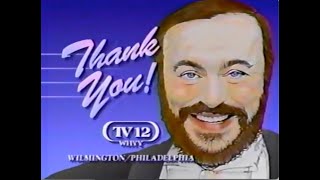 The Spirit of Christmas amp Christmas with Luciano Pavarotti TV12 WHYY Pledge Drive 1990 [upl. by Arraik880]