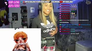 Mya Salina REACTS to Ice Spice  Like deluxe [upl. by Leinod733]