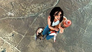 Fall 2022 Movie Explained In Hindi She Climbed The Worlds Dangerous Tallest Tower [upl. by Attalie]