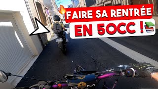 JE FAIS MA RENTREE AU LYCEE EN 50CC  JE BOMBARDE 🔥🔥 [upl. by Leseil815]