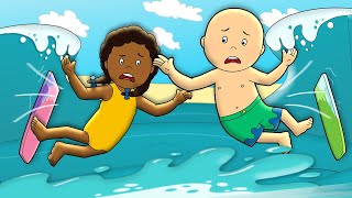 Aller Surfer  Caillou en Français [upl. by Tshombe986]