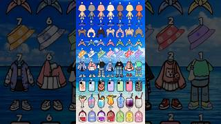 7654321 Look choose your favourite look 🥰🫰 tocalifeworld tocaboca [upl. by Kemme]